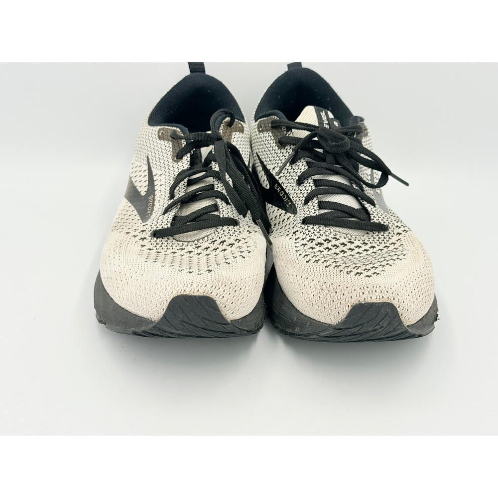 Brooks Revel 4 Womens Running Shoes Cream Black Neutral Energize Sneakers - Picture 8 of 9